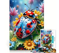 Puzzle da 1000 pezzi con coccinella mitologica per ragazzi, ideale per migliorare la memoria, senza stress, con design e assemblaggio rilassanti, un regalo speciale (38x26cm)