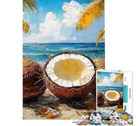 Puzzle da 1000 pezzi con cocco natura e oceani per ragazzi di difficoltà elevata Ogni pezzo è unico Giocattolo educativo 38x26cm