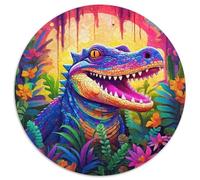 Puzzle da 1000 pezzi con coccodrilli del Nilo, ideale per gli amanti, perfetto per Natale, Capodanno e San Valentino (67,5x67,5 cm).