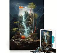 Puzzle da 1000 pezzi con cocktail colorati a tema natura, ideale per adolescenti, per rafforzare la memoria, perfetto per il tempo libero a casa, con bordi netti e un regalo prezioso (38x26cm)