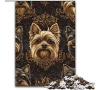 Puzzle da 1000 pezzi con collage di Yorkshire Terrier per adolescenti, per ammazzare il tempo durante le vacanze Ogni pezzo è unico Gioco stimolante e divertente per tutta la famiglia, 26x38cm