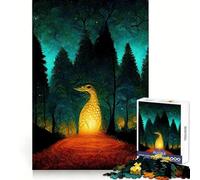 Puzzle da 1000 pezzi con creature fantastiche del bosco per adulti, ideale per concentrazione, relax e svago Taglio liscio Un regalo perfetto (50x75cm)