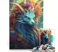 Puzzle da 1000 pezzi con creature fantastiche e mitologiche gioco educativo antistress compleanno e Natale 50x75cm