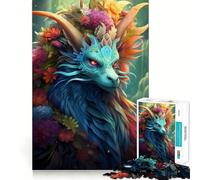 Puzzle da 1000 pezzi con creature fantastiche mitologiche per adolescenti, ideale per migliorare la memoria, hobby tranquillo, bordi precisi, regalo di compleanno (38x52cm)