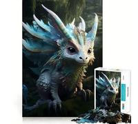 Puzzle da 1000 pezzi con creature fantastiche mitologiche per adolescenti, ideale per rafforzare la memoria, per il tempo libero a casa, con bordi netti, un regalo prezioso (50x75cm)
