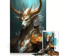 Puzzle da 1000 pezzi con creature fantastiche mitologiche per adulti, gioco di logica, rilassante e divertente, taglio perfetto, regalo elegante (50x75cm)