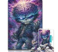 Puzzle da 1000 pezzi con creature fantastiche, puzzle da 1000 pezzi per adolescenti, antistress, regalo divertente per trascorrere il tempo in casa, 26x38cm