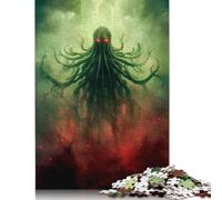 Puzzle da 1000 pezzi con creature simili a Cthulhu per adulti e adolescenti, puzzle per adulti, giochi di puzzle sostenibili, regali di Natale, 1000 pezzi (75x50 cm)