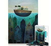 Puzzle da 1000 pezzi con creature sottomarine,divertente per allenare la mente,con incastri precisi e senza spazi vuoti,ideale per momenti di condivisione con i propri cari (50x75cm)