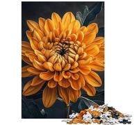 Puzzle da 1000 pezzi con crisantemi dorati un'attrazione per adolescenti ideale per sfide di velocità e divertimento a tema natalizio perfetto per compleanni e Un gioco che stimola l'intelligenza