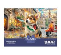 Puzzle da 1000 pezzi con cuccioli italiani, musicisti di strada colorati, gioco educativo per adulti, decorazione per la casa, regali di compleanno difficili e stimolanti, 52x38 cm/1000 pezzi