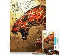 Puzzle da 1000 pezzi con dente a sciabola che si fa strada, ideale per adulti Stimola la mente e favorisce il relax Pezzo da collezione con bordi precisi (38x52cm)