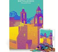 Puzzle da 1000 pezzi con design Betlemme, Palestina, per adolescenti, stimolante per il ragionamento, antistress, divertente, con tagli netti, il miglior regalo (38x26cm)