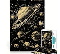 Puzzle da 1000 pezzi con diagramma del sistema solare per adolescenti Puzzle che migliora la memoria, rilassante e compatto, ideale come regalo festivo (50x75cm)
