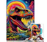 Puzzle da 1000 pezzi con dinosauri antichi per adolescenti 1000 pezzi giocattolo educativo intellettuale decomprimente regalo di compleanno regali (26x38cm)