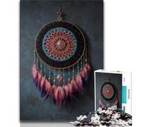 Puzzle da 1000 pezzi con dipinto a olio acchiappasogni per adolescenti, regali per giochi divertenti per famiglie, ideale come regalo per tutta la famiglia (38x26cm)