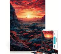 Puzzle da 1000 pezzi con dipinto ad olio del deserto roccioso per adulti ideale per rafforzare la memoria alleviare lo stress e creare un'atmosfera piacevole Perfetto per un compleanno a sorpresa