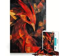 Puzzle da 1000 pezzi con dipinto ad olio di fenice per adulti, puzzle rilassante, arte da assemblare, (50x75cm)