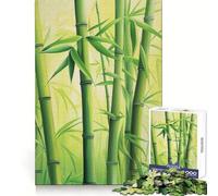 Puzzle da 1000 pezzi con dipinto di una foresta di bambù per adulti, stimola il pensiero critico, crea un'atmosfera serena, presenta bordi uniformi ed è un regalo perfetto per le feste (38x52cm)