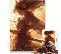 Puzzle da 1000 pezzi con donna samurai e spada per ragazzi, ideale per stimolare la creatività e il relax Un gioco perfetto per la lista dei desideri di Babbo Natale (38x52cm)