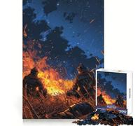 Puzzle da 1000 pezzi con due cavalieri guerrieri per adolescenti, ideale per stimolare la mente, rilassare e godersi il tempo libero Taglio preciso Un regalo perfetto (38x26cm)