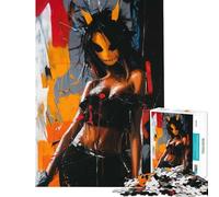 Puzzle da 1000 pezzi con elementi nascosti sfida educativa divertente e spiritosa decorazione da parete per ragazzi dai 14 anni in su (50x75cm)