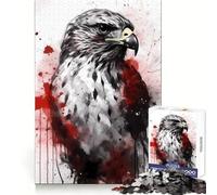 Puzzle da 1000 pezzi con falco dalle ali larghe, ideale per adolescenti, un esercizio per la mente, un passatempo divertente e rilassante, con taglio di precisione, perfetto come regalo di Natale