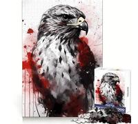Puzzle da 1000 pezzi con falco dalle ali larghe, ideale per ragazzi, stimolazione mentale, divertimento libero, taglio di alta qualità, regalo speciale (38x26cm)