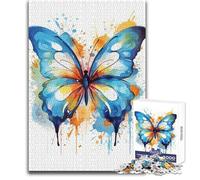 Puzzle da 1000 pezzi con farfalla monarca per adolescenti, gioco educativo per lo sviluppo delle competenze, regalo perfetto per momenti speciali, dimensioni 38x52cm