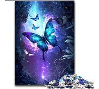Puzzle da 1000 pezzi con farfalla nella galassia cosmica, per adulti, ideale per il divertimento in famiglia, regalo perfetto per feste e compleanni (dimensioni 50x75cm).