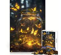 Puzzle da 1000 pezzi con farfalle e lucciole per ragazzi, ideale per sviluppare la concentrazione, per un divertimento spensierato e un regalo significativo (38x26cm)