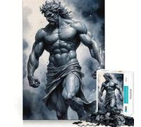 Puzzle da 1000 pezzi con figura di dio muscoloso per adolescenti, gioco mentale, divertimento per il tempo libero, taglio di alta qualità, regalo pensato con cura (38x26cm)