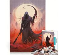 Puzzle da 1000 pezzi con figura oscura all'inferno, gioco educativo, decorazione perfetta, compleanno e Natale 50x75cm