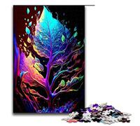 Puzzle da 1000 pezzi con foglie colorate puzzle per adulti puzzle in legno per famiglie 1000 pezzi (75x50 cm)