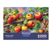 Puzzle da 1000 pezzi, con frutti, puzzle impossibile, perfetto per il relax, 100% cartone riciclato, per adulti, 70 x 50 cm, 1000 pezzi
