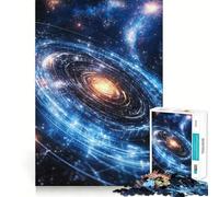 Puzzle da 1000 pezzi con galassia a spirale per adulti e ragazzi, gioco di logica e svago, con bordi precisi, decorazione murale 38x26cm