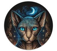 Puzzle da 1000 pezzi con gatto della giungla, puzzle di carta, impegnativo gioco d'arte fai da te per appassionati, regalo perfetto per rilassarsi (67,5x67,5cm)