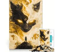 Puzzle da 1000 pezzi con gatto mistico, animale spirituale, per adulti Gioco di logica e logica per il tempo libero, divertimento, bordi lisci, regalo affettuoso (50x75cm)