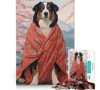 Puzzle da 1000 pezzi con geisha delle montagne bernesi,bordo perfetto,gioco intelligente,sfida,divertimento,gioco lento,regalo di compleanno (38x26cm)