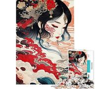Puzzle da 1000 pezzi con geisha giapponese ideale per adolescenti perfetto per una sfida di velocità a mano libera per compleanni e Natale Un giocattolo che stimola l'intelligenza e crea dipendenza