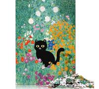 Puzzle da 1000 pezzi con giardino fiorito per adulti, regalo di Halloween, puzzle per adulti, decorazioni e regali unici per la casa, 38x26 cm/1000 pezzi