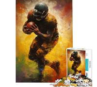 Puzzle da 1000 pezzi con giocatore di football americano puzzle da 1000 pezzi giocattolo decorativo per la casa decorazione perfetta ideale come regalo (50x75cm)