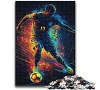 Puzzle da 1000 pezzi con giocatore di football per adulti e adolescenti,per ammazzare il tempo durante le vacanze a casa Ogni pezzo è unico Gioco divertente e stimolante per tutta la famiglia