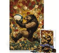 Puzzle da 1000 pezzi con giocatore di rugby Wolverine per adolescenti, ideale per attività fisica e tempo libero, con incastro perfetto, regalo di compleanno (50x75cm)