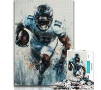 Puzzle da 1000 pezzi con giocatori di football americano per adulti e adolescenti, gioco stimolante, ideale come regalo per tutta la famiglia (75x50cm)