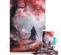 Puzzle da 1000 pezzi con guerrieri samurai giapponesi per adolescenti, gioco di logica, divertimento in casa, bordo premium, regalo memorabile (38x26cm)