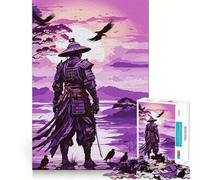 Puzzle da 1000 pezzi con guerrieri samurai per ragazzi, ideale per migliorare la memoria, rilassarsi e divertirsi Bordo preciso Regalo creativo (38x52cm)