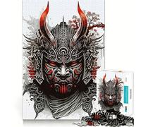 Puzzle da 1000 pezzi con guerrieri samurai per ragazzi, ideale per migliorare la memoria, rilassarsi e divertirsi Bordo preciso Regalo creativo (38x52cm)