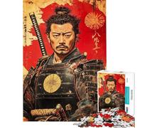Puzzle da 1000 pezzi con guerriero samurai e graffiti Puzzle per adulti sfida di velocità difficile e stimolante ideale come regalo 38x26cm