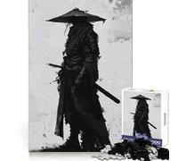 Puzzle da 1000 pezzi con guerriero samurai e shogun per ragazzi, gioco di logica e abilità, rilassante, con tagli precisi, regalo di Natale (38x52cm)